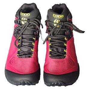 Topo Trailventure Hiking Trail Boots Sz 6.5 US 37.5 EU Raspberry Black 5mm Drop
